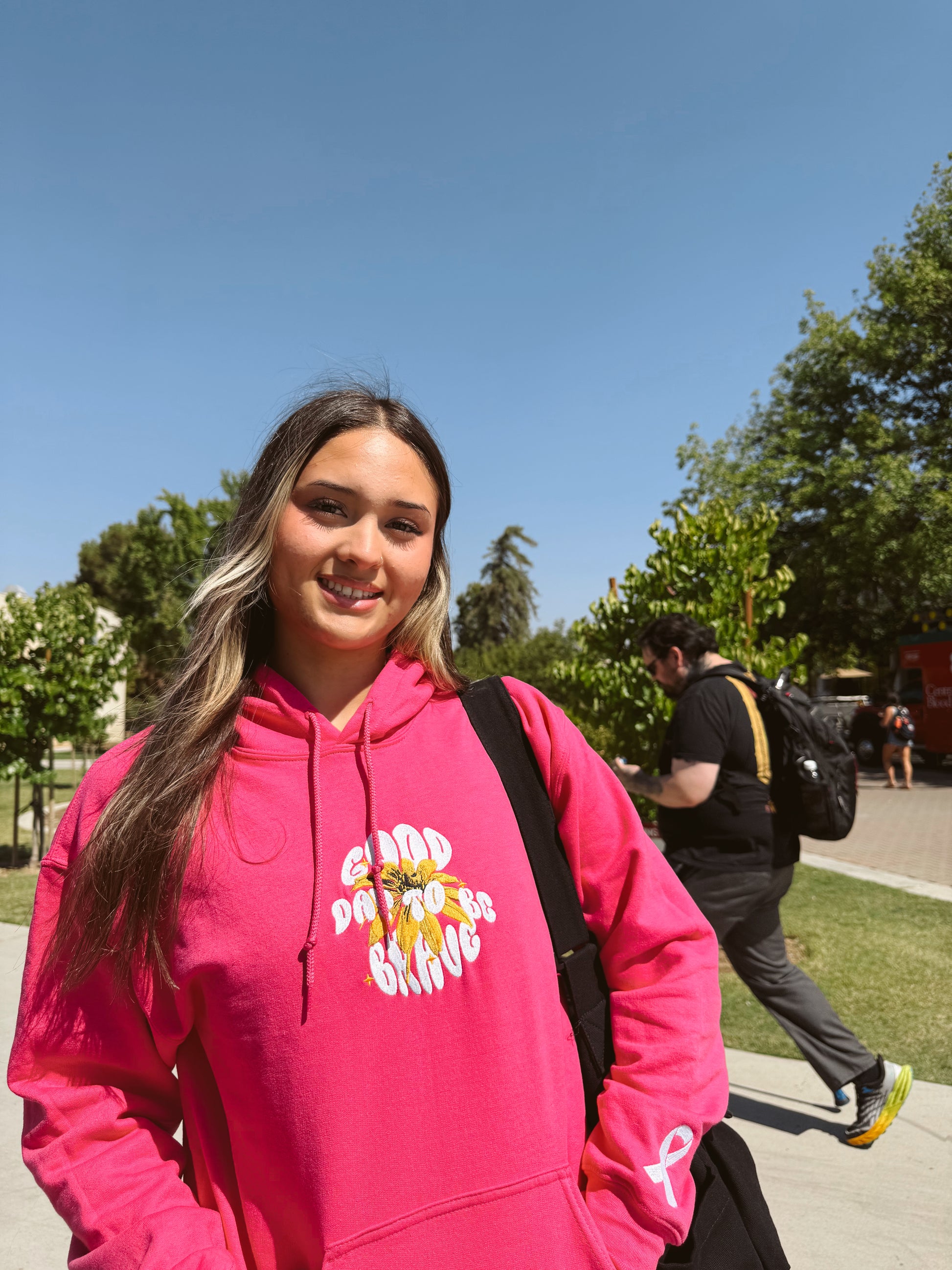 Breast Cancer Awareness Good Day To Be Brave Hoodie