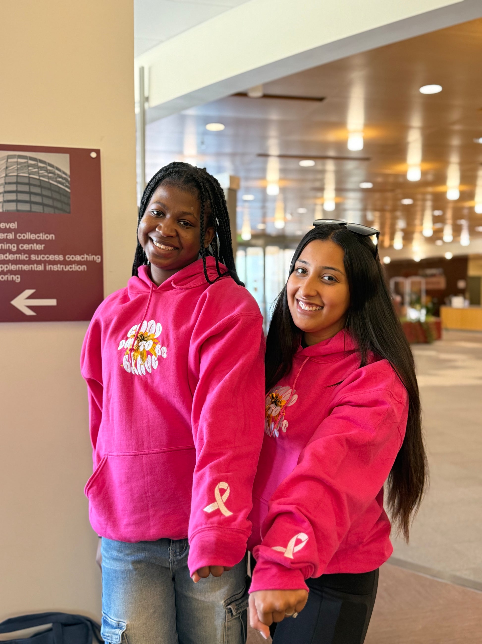 Breast Cancer Awareness Good Day To Be Brave Hoodie