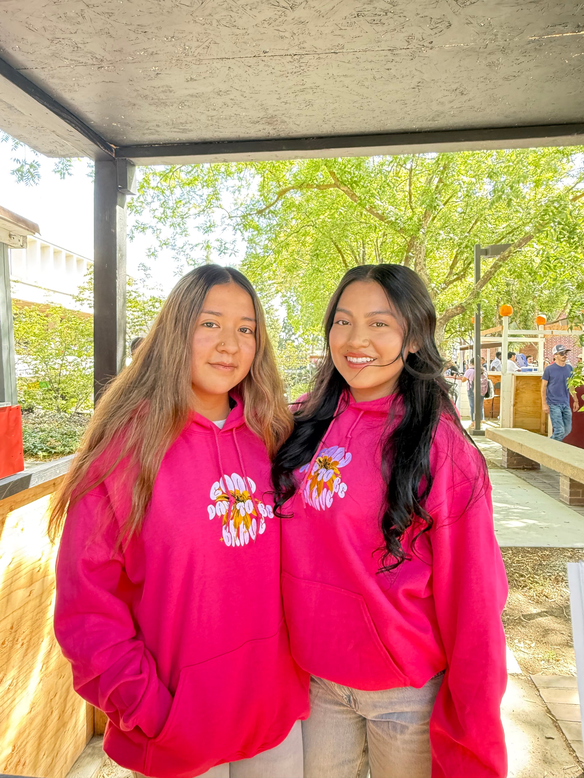 Breast Cancer Awareness Good Day To Be Brave Hoodie